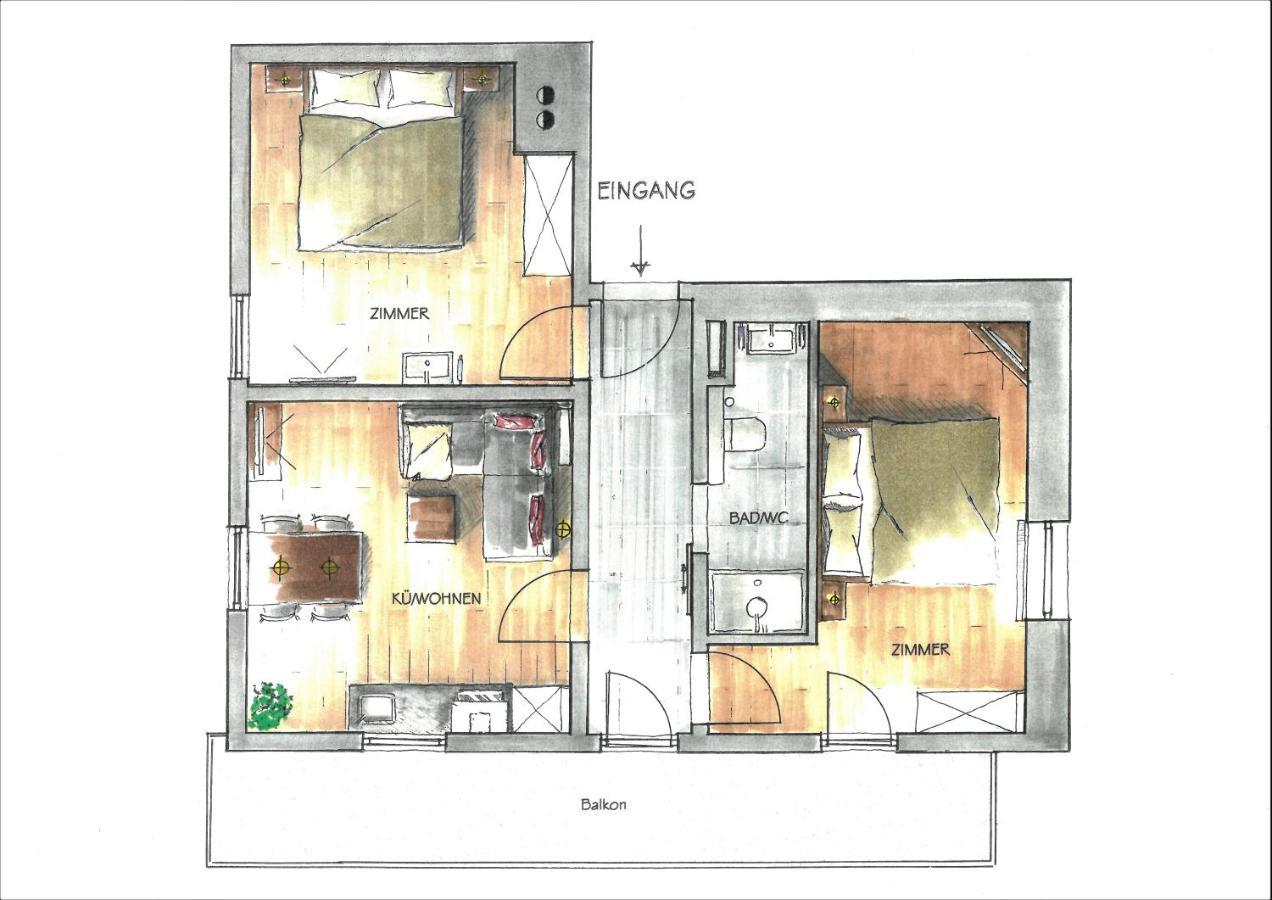 Haus Kristall 탄하임 외부 사진